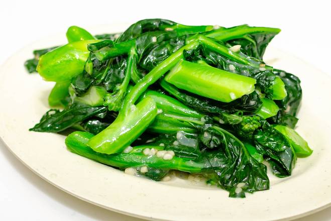 Chinese Broccoli (Gailan) with Garlic (Dimsum) 蒜蓉芥蘭